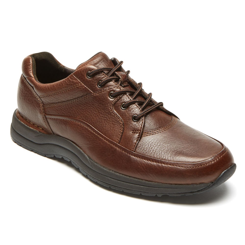 Rockport Singapore Mens Lace Up - Edge Hill 2 Lace-to-Toe Brown - XP8015932